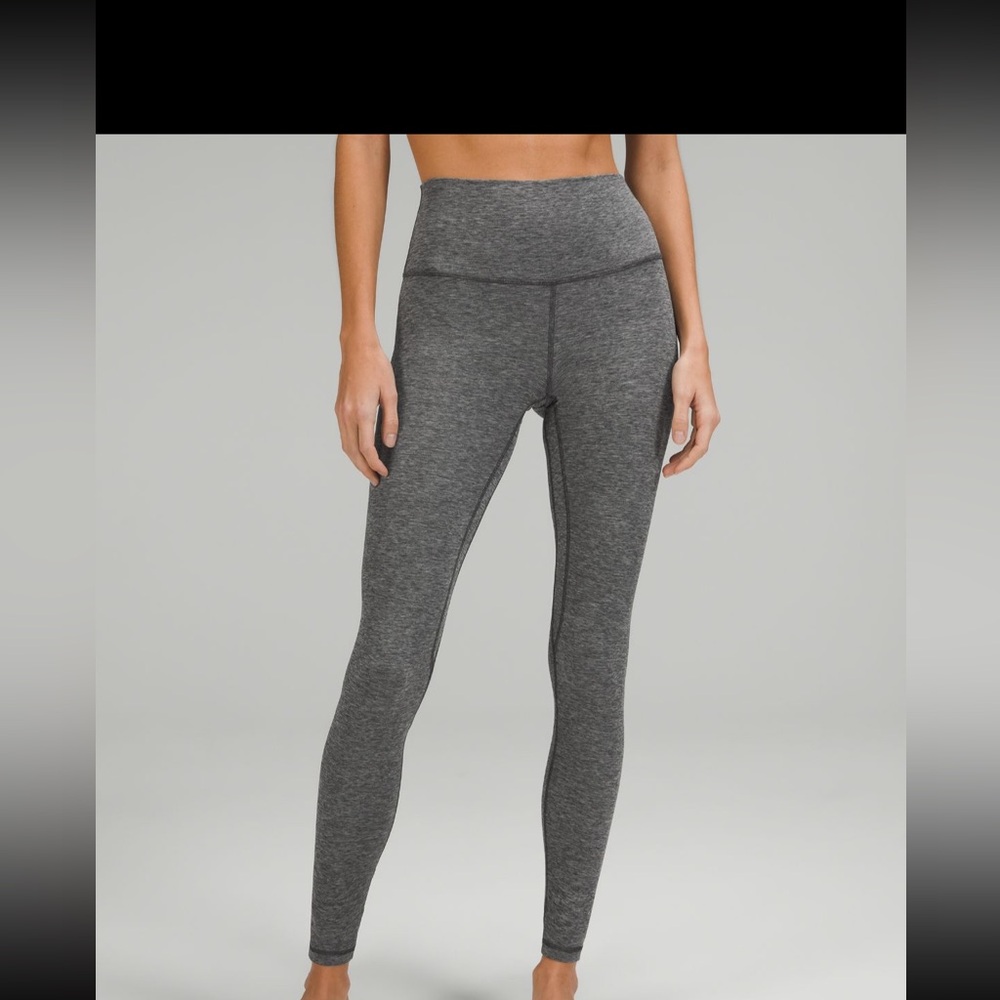 Lululemon grey align high waisted leggings size 6